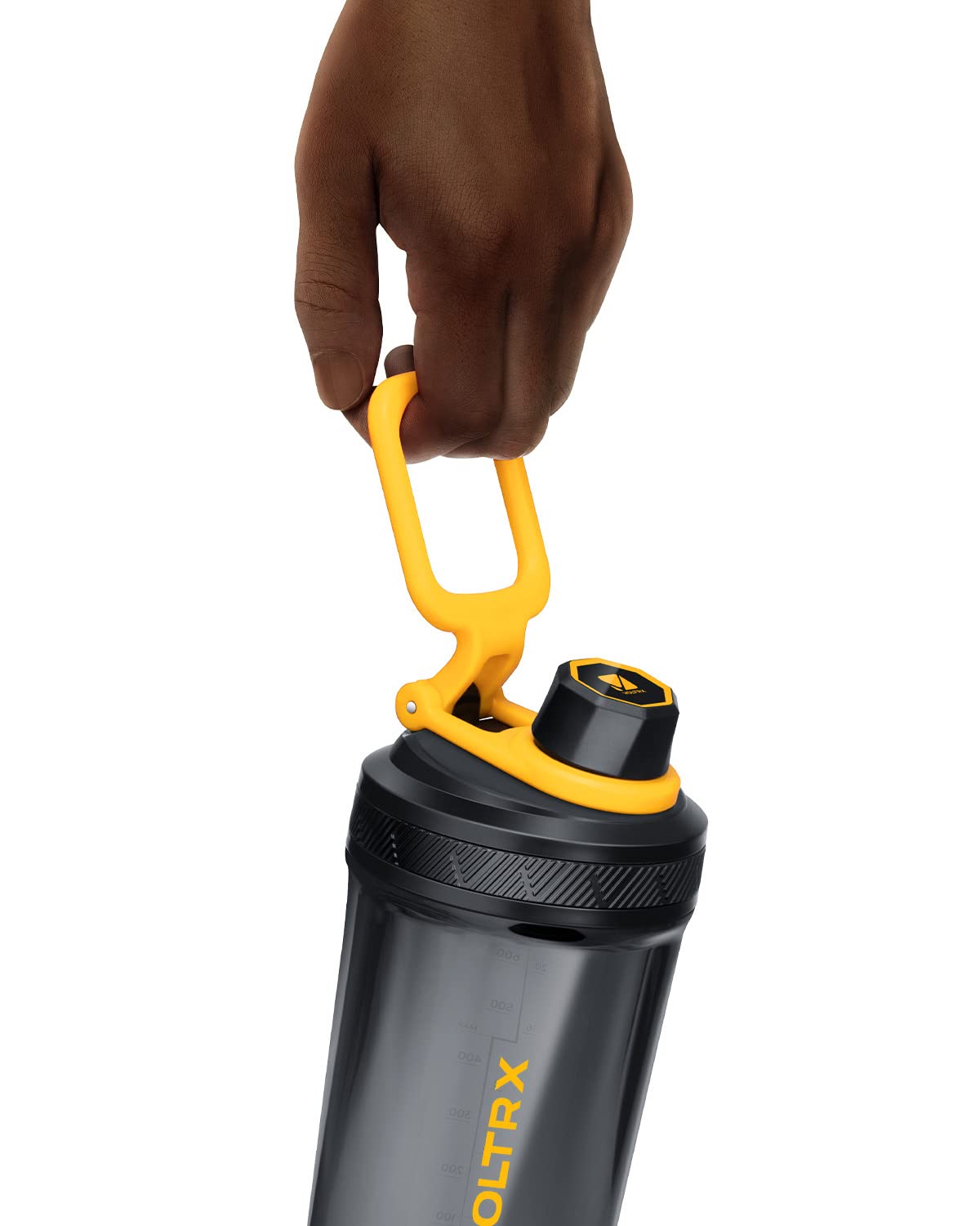 VOLTRX Electric Protein Shaker Bottle - USB Rechargeable Mixer Cup for Shakes and Meal Replacements, BPA-Free Tritan, 24oz