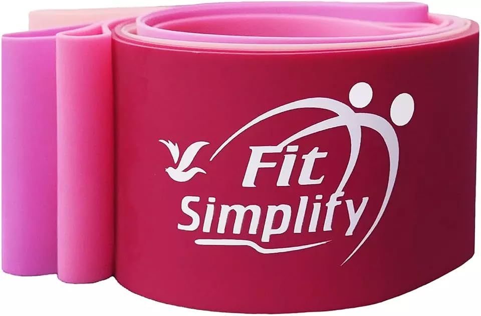 Fit Simplify Resistance Loop Exercise Bands with Instruction Guide and Carry Bag, Set of 5 - My Store