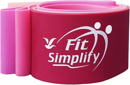 Fit Simplify Resistance Loop Exercise Bands with Instruction Guide and Carry Bag, Set of 5 - My Store