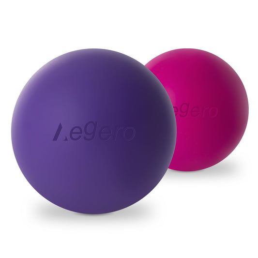 Massage Lacrosse Balls for Myofascial Release,Yoga Deep Tissue Massage,Trigger Point Therapy and Foot Plantar Fasciitis,Muscle Soreness Massager Ball (2Pack,Deep Blue and Purple) - My Store