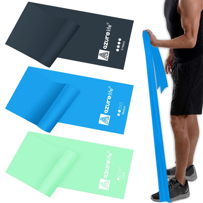 Resistance Bands,Professional Long Non-Latex Elastic Stretch Bands,Exercise Bands for Physical Therapy, Yoga, Pilates, Rehab, at-Home or The Gym Workouts, Strength Training - My Store
