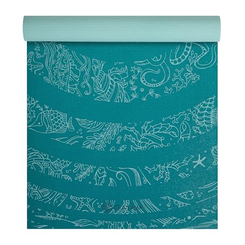 Gaiam Print Yoga Mat, Non Slip Exercise & Fitness Mat for All Types of Yoga, Pilates & Floor Exercises - My Store