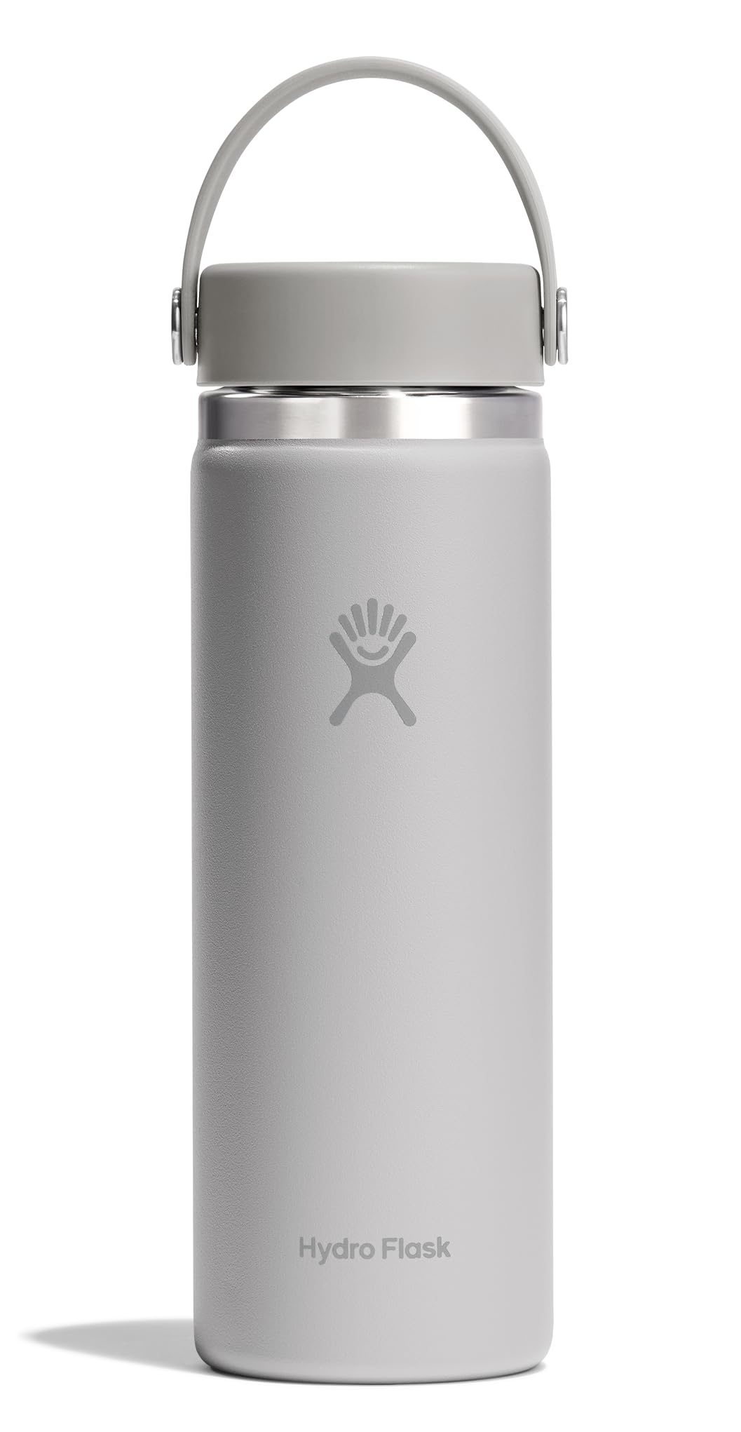 Hydro Flask Water Bottle - Insulated Stainless Steel - Wide Mouth Flex Lid, Non Spill, Leakproof and Refillable in 32 Oz Stone Gray