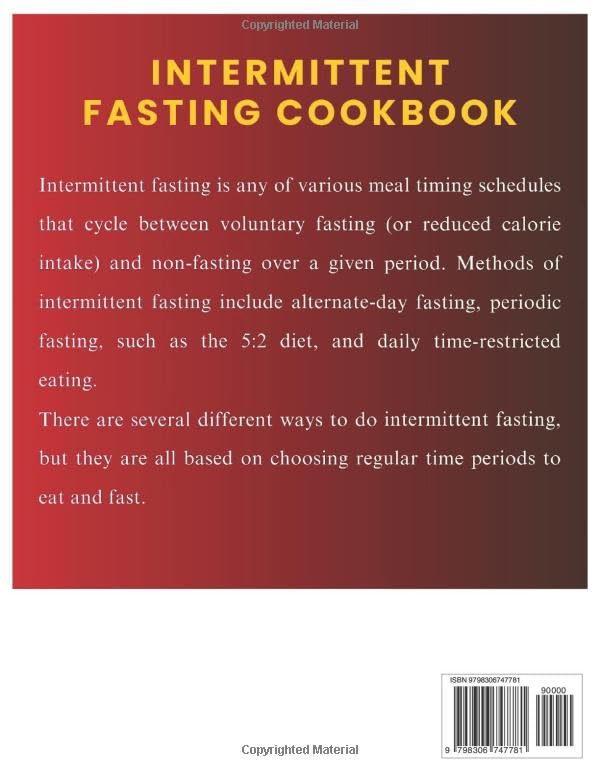 INTERMITTENT FASTING COOKBOOK: The Complete Fast Fasting Recipes to Lose Weight, Burn Fat, and Increase Your Energy for Optimal Health - My Store