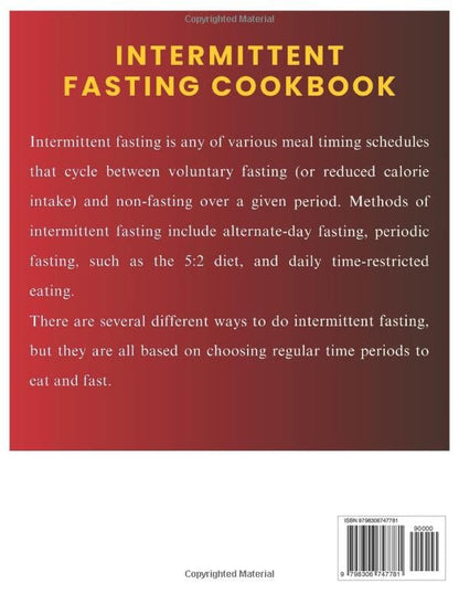 INTERMITTENT FASTING COOKBOOK: The Complete Fast Fasting Recipes to Lose Weight, Burn Fat, and Increase Your Energy for Optimal Health - My Store