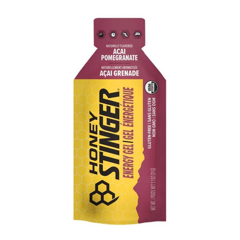 Honey Stinger Organic Fruit Smoothie Energy Gel, Gluten Free & Caffeine Free, for Exercise, Running and Performance, Sports Nutrition for Home & Gym, Pre and Mid Workout, 12 Pack, 13.2 Ounce