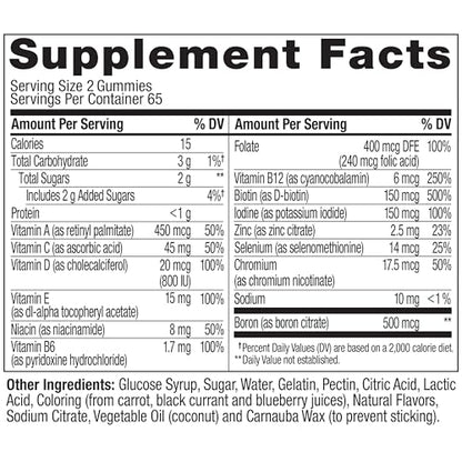 OLLY Women's Multivitamin Gummy, Vitamins A, D, C, E, Biotin, Folic Acid, Adult Chewable Vitamin, Berry Flavor, 45 Day Supply - 90 Count - My Store