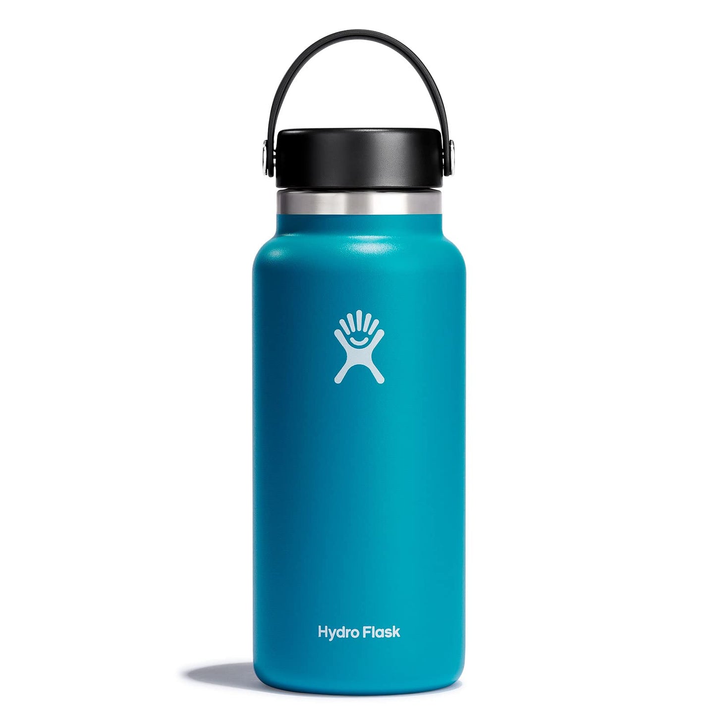 Hydro Flask Water Bottle - Insulated Stainless Steel - Wide Mouth Flex Lid, Non Spill, Leakproof and Refillable in 32 Oz Stone Gray