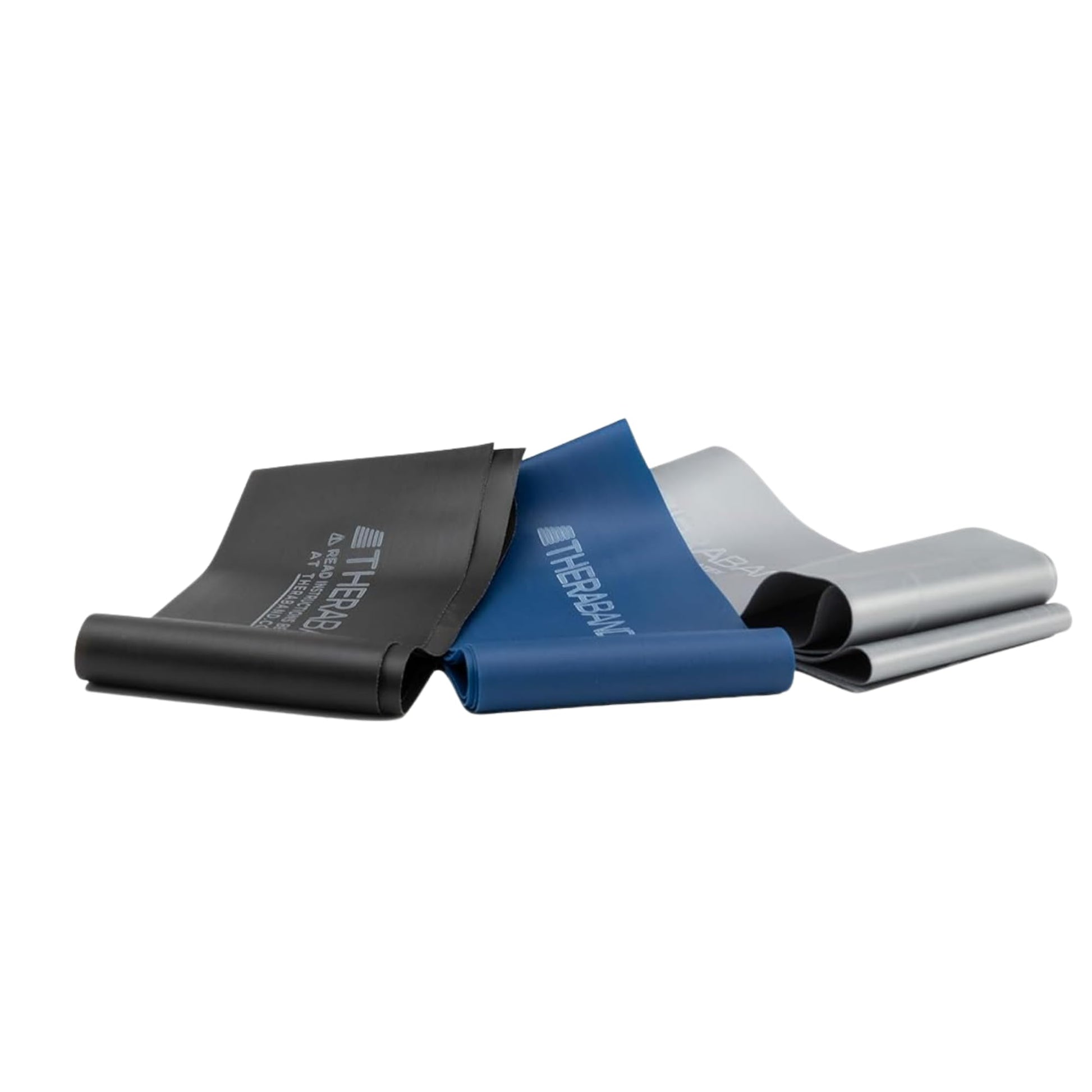 THERABAND Resistance Bands Set, Beginner Kit, Yellow, Red, Green, Non-Latex Elastic Bands for Exercise & Physical Therapy, Strength Training Bands for Upper & Lower Body Fitness - My Store