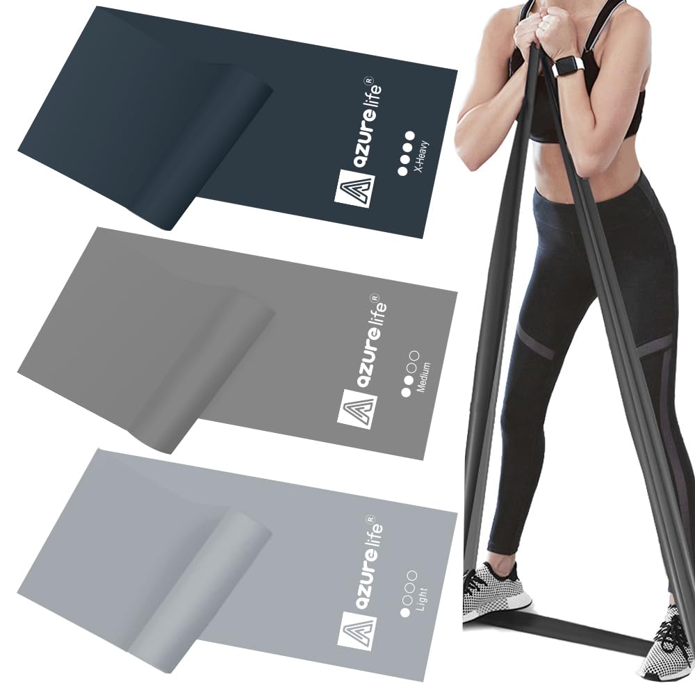 Resistance Bands,Professional Long Non-Latex Elastic Stretch Bands,Exercise Bands for Physical Therapy, Yoga, Pilates, Rehab, at-Home or The Gym Workouts, Strength Training - My Store