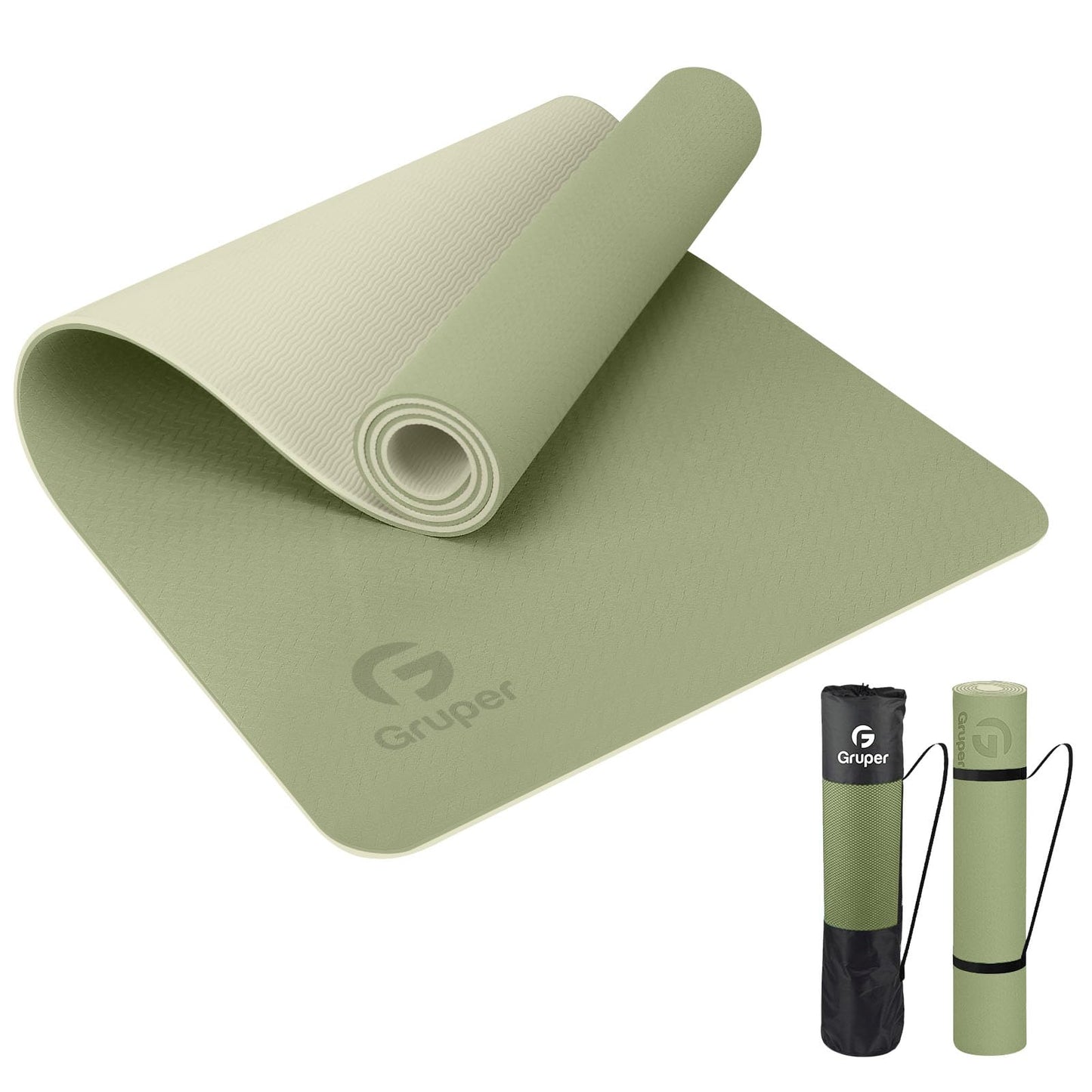 Yoga Mat Non Slip, Eco Friendly Fitness Exercise Mat with Carrying Strap,Pro Yoga Mats for Women,Workout Mats for Home, Pilates and Floor Exercises - My Store