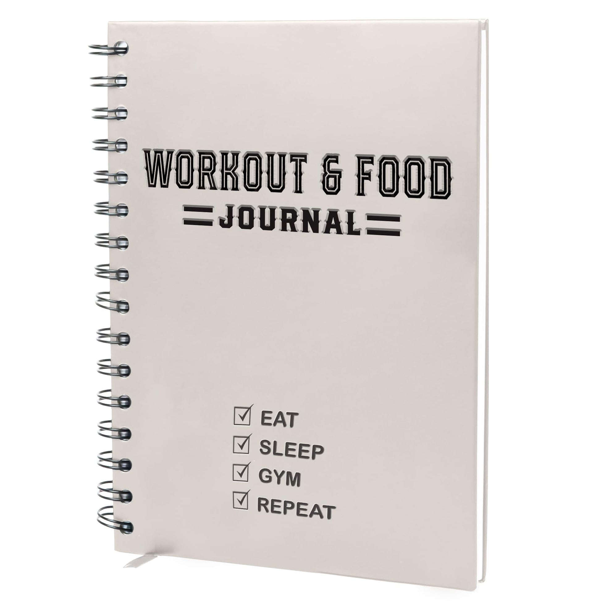 Nextnoid Hardcover Fitness Journal Workout Planner for Men & Women - A5(5.7" x 8.3") Sturdy Workout Log Book to Track Gym & Home Workouts - My Store