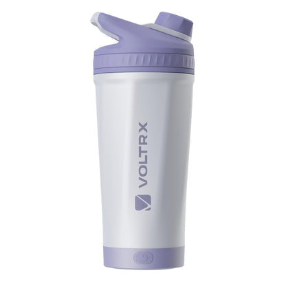 VOLTRX Electric Protein Shaker Bottle - USB Rechargeable Mixer Cup for Shakes and Meal Replacements, BPA-Free Tritan, 24oz