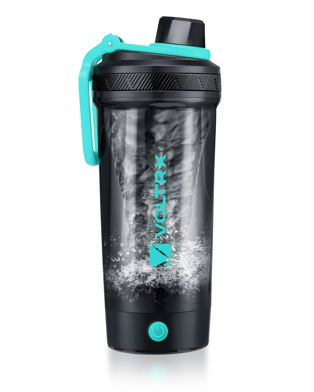 VOLTRX Electric Protein Shaker Bottle - USB Rechargeable Mixer Cup for Shakes and Meal Replacements, BPA-Free Tritan, 24oz