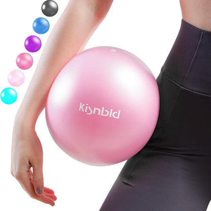 Small Exercise Ball, 9 Inch Mini Pilates Ball, Anti Burst and Slip Resistant Mini Yoga Ball for Stability, Fitness, Physical Therapy, Stretching & Core Strength Workout at Home Gym & Office - My Store