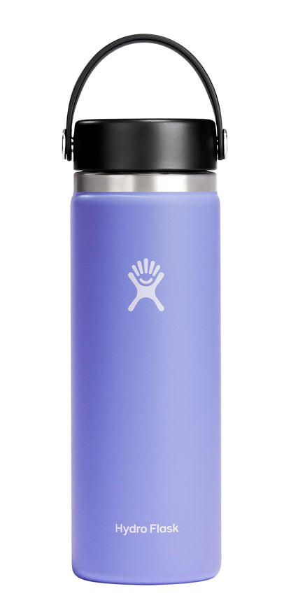 Hydro Flask Water Bottle - Insulated Stainless Steel - Wide Mouth Flex Lid, Non Spill, Leakproof and Refillable in 32 Oz Stone Gray