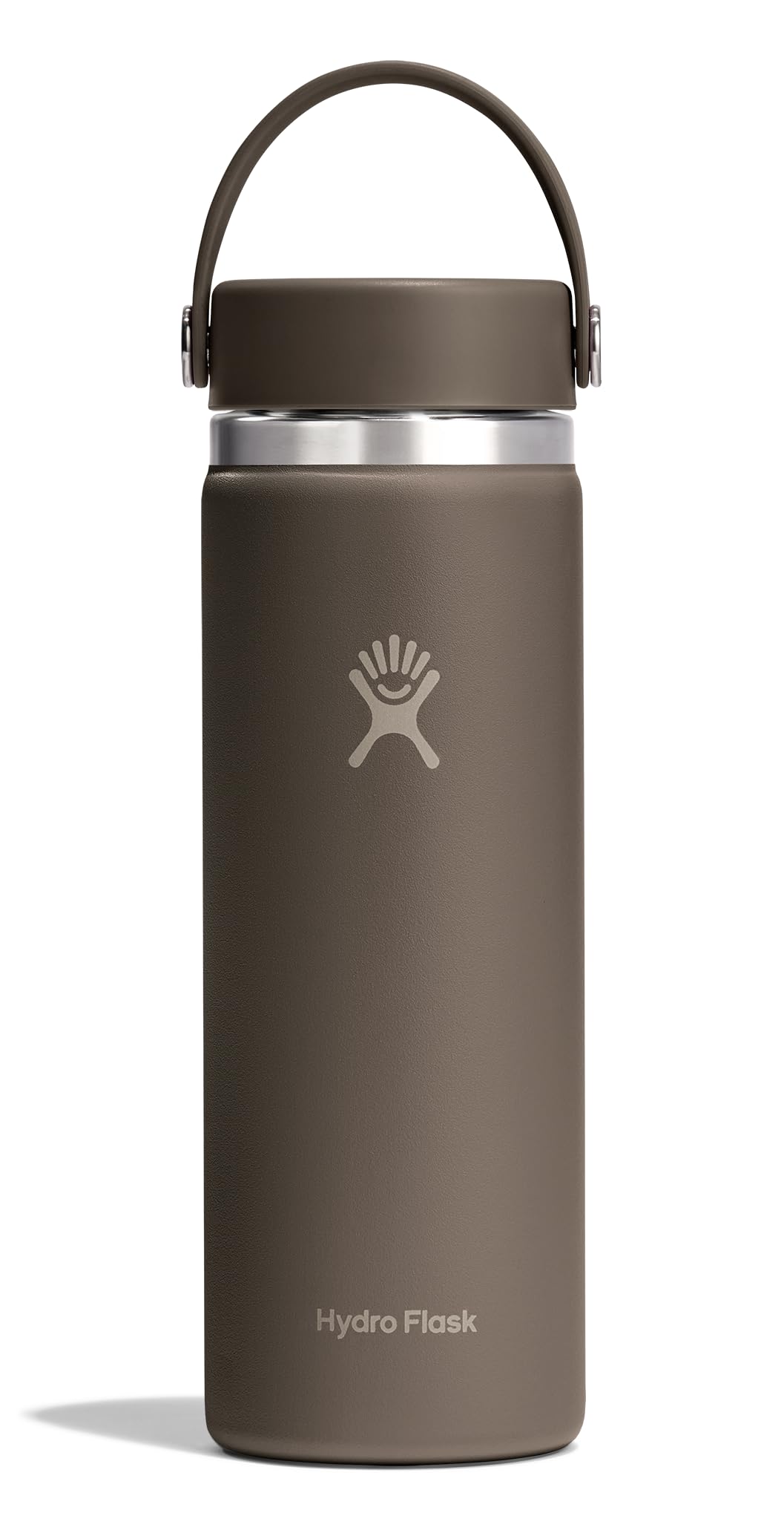 Hydro Flask Water Bottle - Insulated Stainless Steel - Wide Mouth Flex Lid, Non Spill, Leakproof and Refillable in 32 Oz Stone Gray
