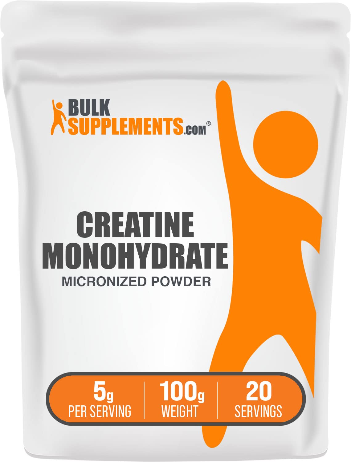 BulkSupplements.com Creatine Monohydrate Powder - Micronized Creatine Powder, Unflavored - Pure & Gluten Free, 5g per Serving, 500g (1.1 lbs) (Pack of 1) - My Store