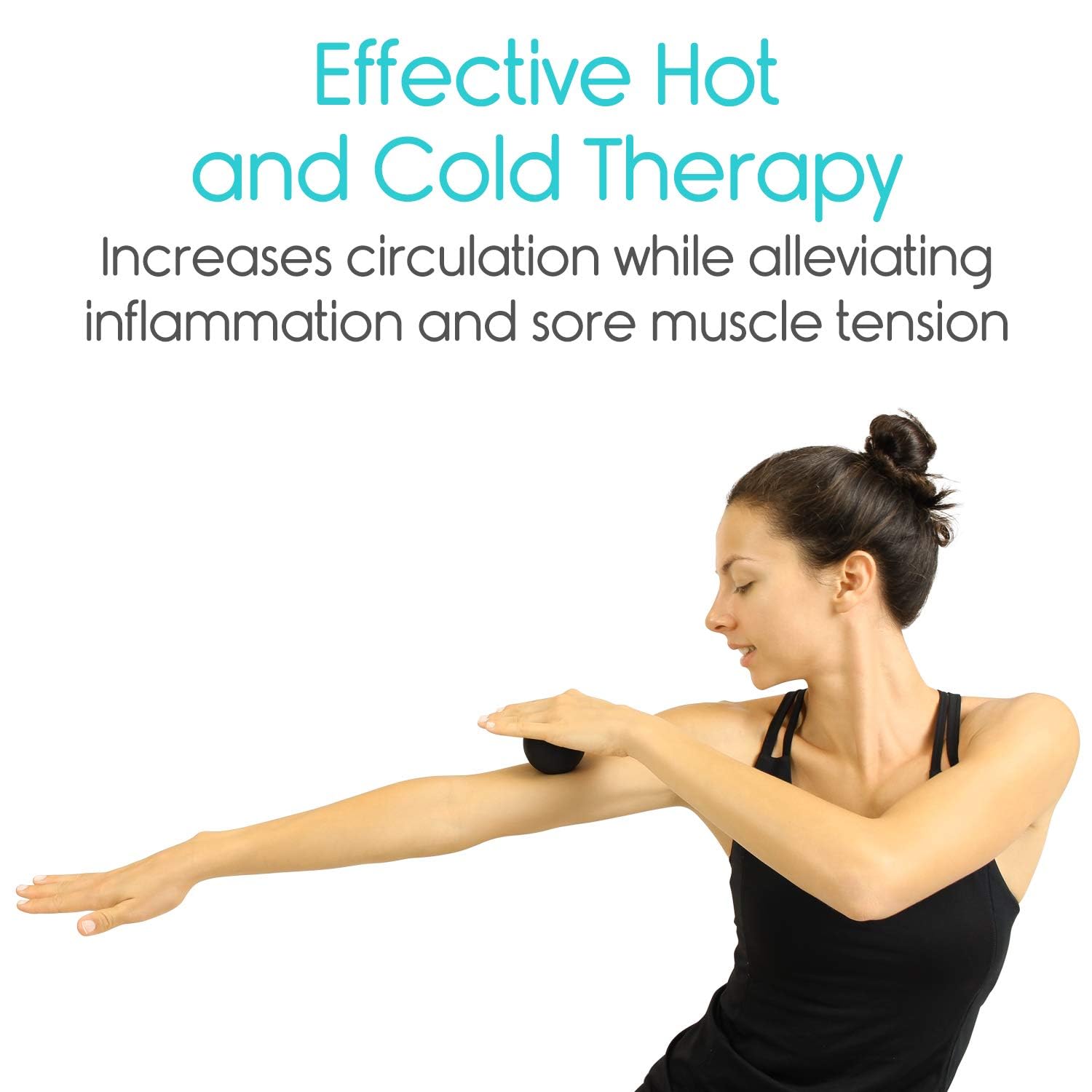 Vive Massage Ball Set (4 Piece) - Plantar Fasciitis Relief Foot Pain Hot Cold Therapy - Heel Spur, Sore Muscle, Trigger Point, Back, Arm, Neck, Shoulder, Leg Circulation Roller - My Store