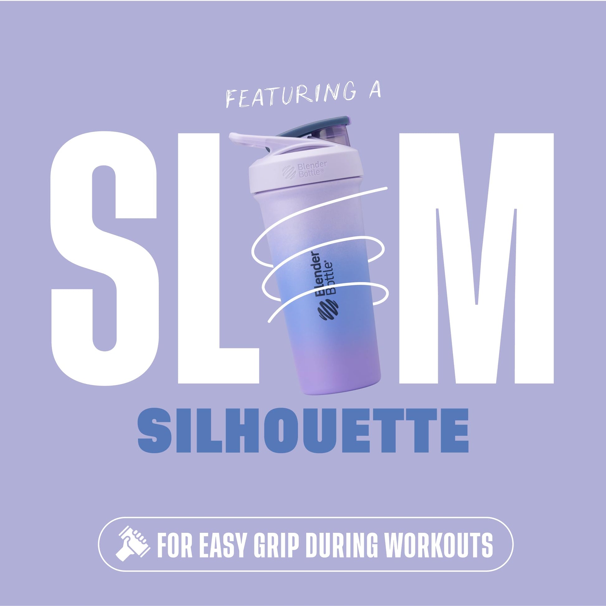 BlenderBottle Strada Shaker Cup Insulated Stainless Steel Water Bottle with Wire Whisk, 24-Ounce, Black - My Store