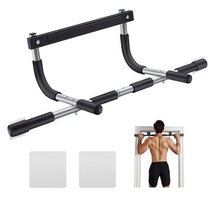 Ally Peaks Pull Up Bar for Doorway | Thickened Steel Max Limit 440 lbs Upper Body Fitness Workout Bar| Multi-Grip Strength for Doorway | Indoor Chin-Up Bar Fitness Trainer for Home Gym Portable - My Store