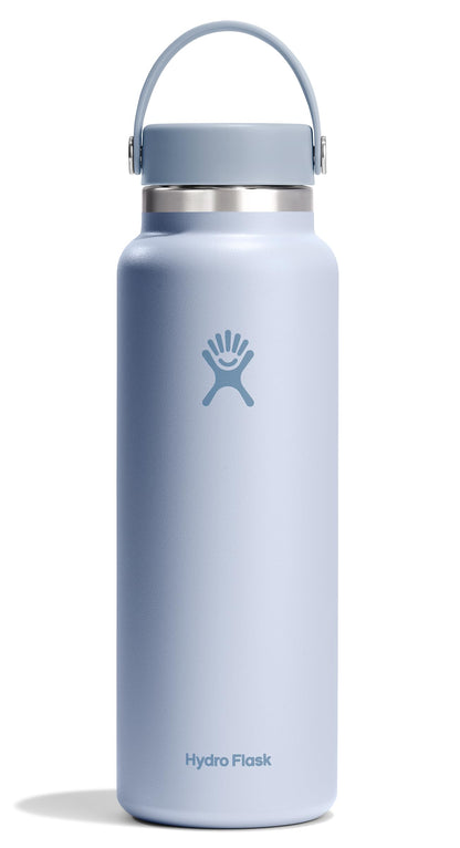 Hydro Flask Water Bottle - Insulated Stainless Steel - Wide Mouth Flex Lid, Non Spill, Leakproof and Refillable in 32 Oz Stone Gray
