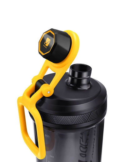 VOLTRX Electric Protein Shaker Bottle - USB Rechargeable Mixer Cup for Shakes and Meal Replacements, BPA-Free Tritan, 24oz