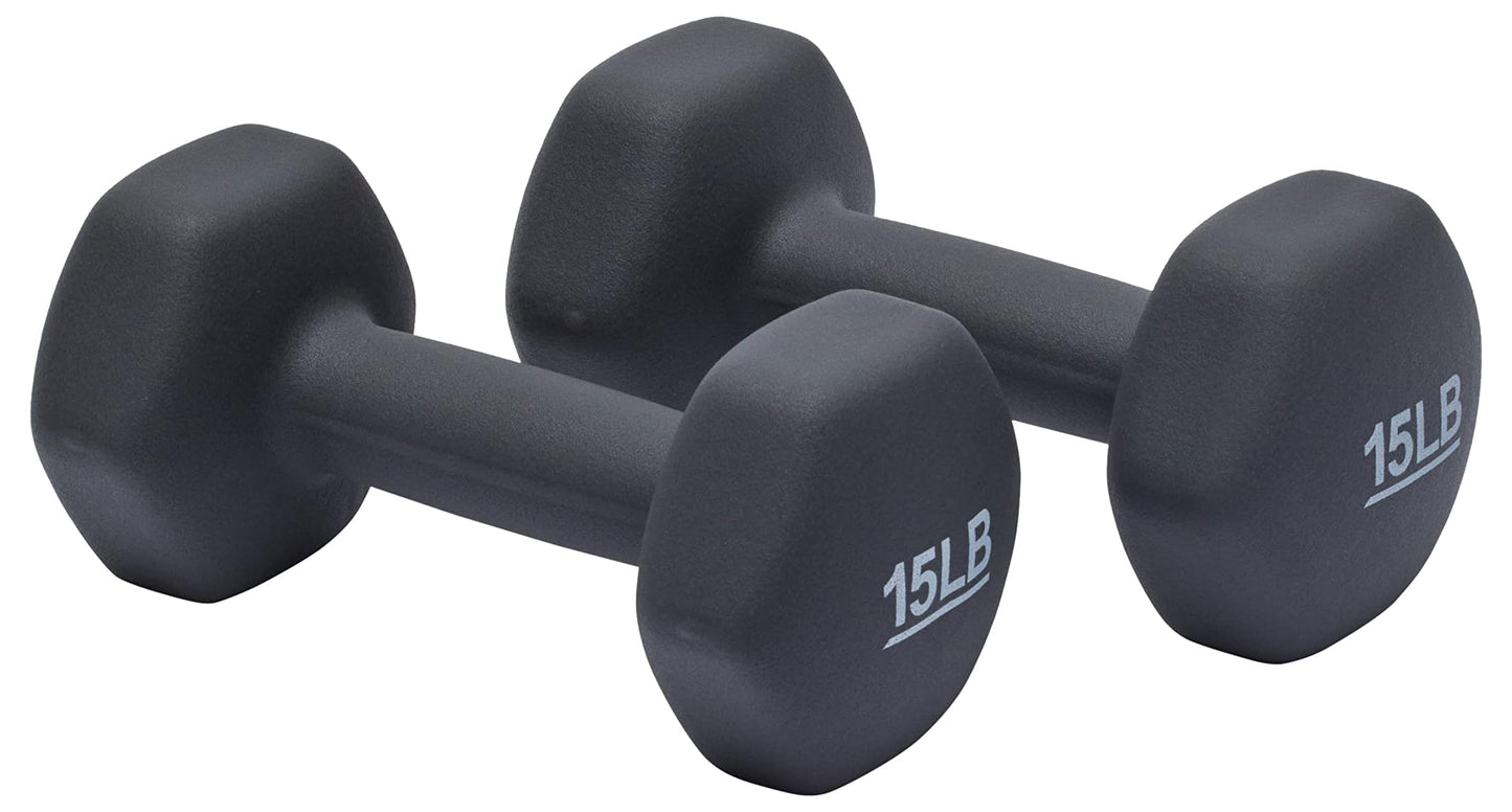 Amazon Basics Neoprene Dumbbell Hand Weights for Exercise and Muscle Toning - My Store
