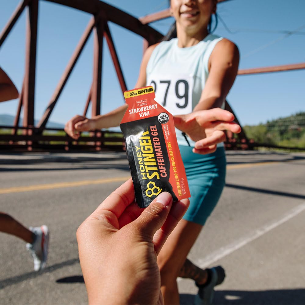 Honey Stinger Organic Fruit Smoothie Energy Gel, Gluten Free & Caffeine Free, for Exercise, Running and Performance, Sports Nutrition for Home & Gym, Pre and Mid Workout, 12 Pack, 13.2 Ounce