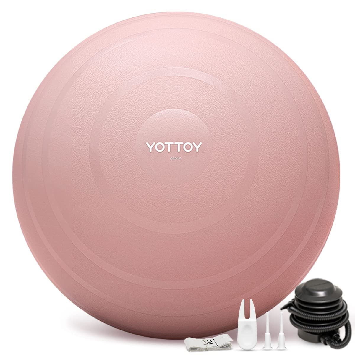 YOTTOY Anti-Burst Exercise Ball for Working Out, Yoga & Pregnancy, Extra Thick Workout Ball for Physical Therapy & Fitness - My Store