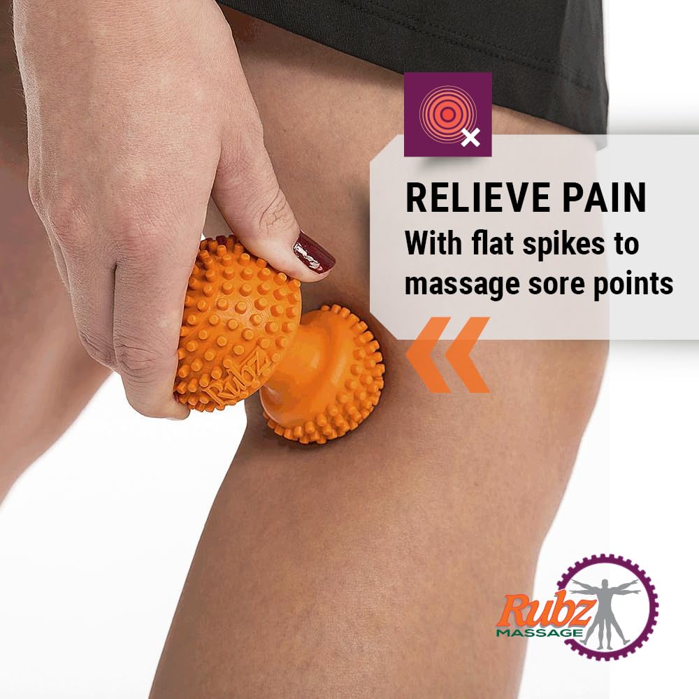 Due North Foot Rubz Hand & Back Massage Ball - Relieve Pain from Plantar Fasciitis, Tight Muscles & Sore Feet - Massage Tool - My Store