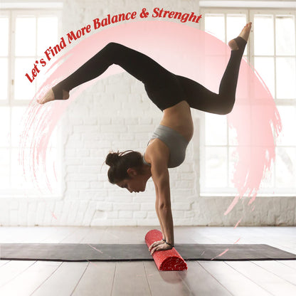 Yes4All High-Density EPP Half Round Back Roller Foam, Exercise Foam Roller for Yoga, Pilates & Stretching - 12, 18, 24, 36 inch - My Store