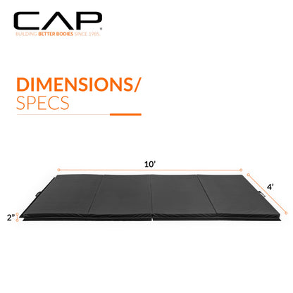 CAP Barbell All Purpose Folding Anti Tear Exercise Training Aerobic Fitness Gym & Gymnastics Balance Mat | Multiple colors