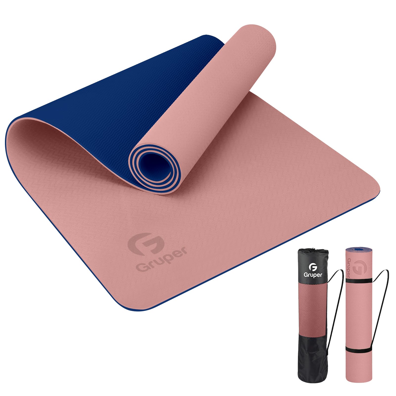 Yoga Mat Non Slip, Eco Friendly Fitness Exercise Mat with Carrying Strap,Pro Yoga Mats for Women,Workout Mats for Home, Pilates and Floor Exercises - My Store