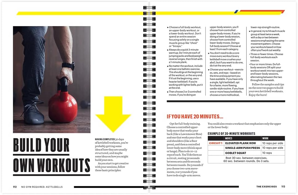 Men's Health No Gym Required: Kettlebells - Achieve A Full Body Transformation When You Use Just One Kettlebell - My Store