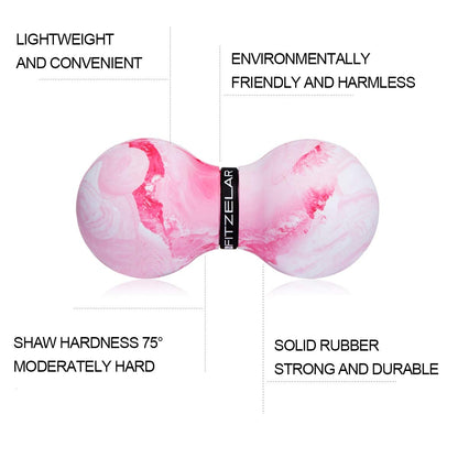 Double Lacrosse Massage Ball for Myofascial Release, SGS Certification, Massage Deep Tissue for Waist Back Feet, Trigger Point Therapy, Muscle Knots, Peanut Massage Ball for Muscle Pain - My Store