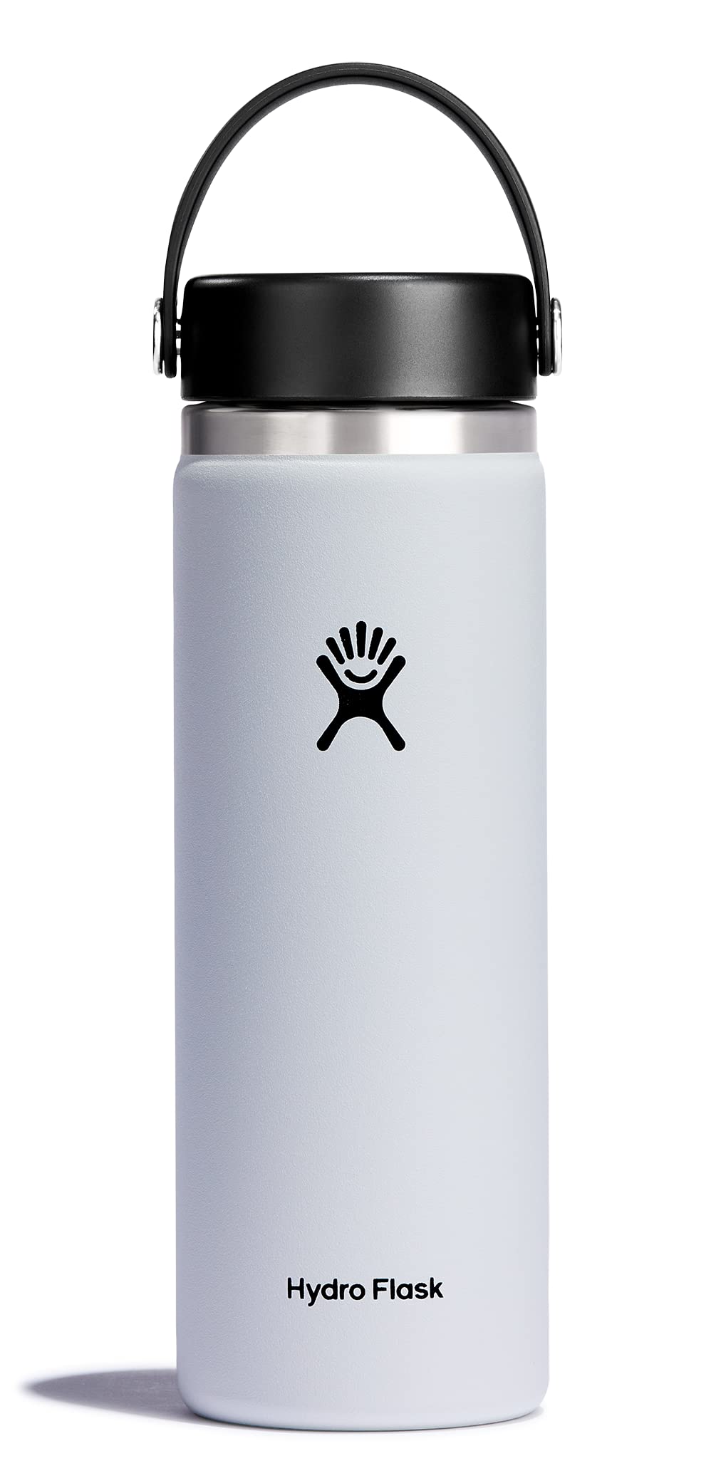 Hydro Flask Water Bottle - Insulated Stainless Steel - Wide Mouth Flex Lid, Non Spill, Leakproof and Refillable in 32 Oz Stone Gray