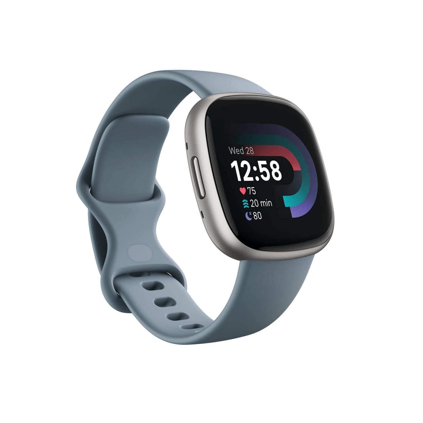 Fitbit Versa 4 Fitness Smartwatch with Daily Readiness, GPS, 24/7 Heart Rate, 40+ Exercise Modes, Sleep Tracking and more, Black/Graphite, One Size (S & L Bands Included) - My Store
