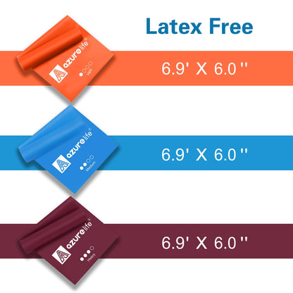 Resistance Bands,Professional Long Non-Latex Elastic Stretch Bands,Exercise Bands for Physical Therapy, Yoga, Pilates, Rehab, at-Home or The Gym Workouts, Strength Training - My Store