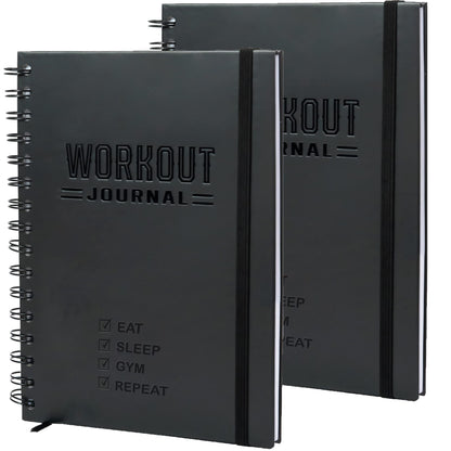 Nextnoid Hardcover Fitness Journal Workout Planner for Men & Women - A5(5.7" x 8.3") Sturdy Workout Log Book to Track Gym & Home Workouts - My Store