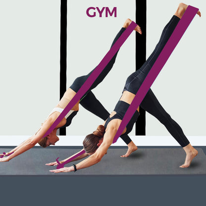 Resistance Bands,Professional Long Non-Latex Elastic Stretch Bands,Exercise Bands for Physical Therapy, Yoga, Pilates, Rehab, at-Home or The Gym Workouts, Strength Training - My Store