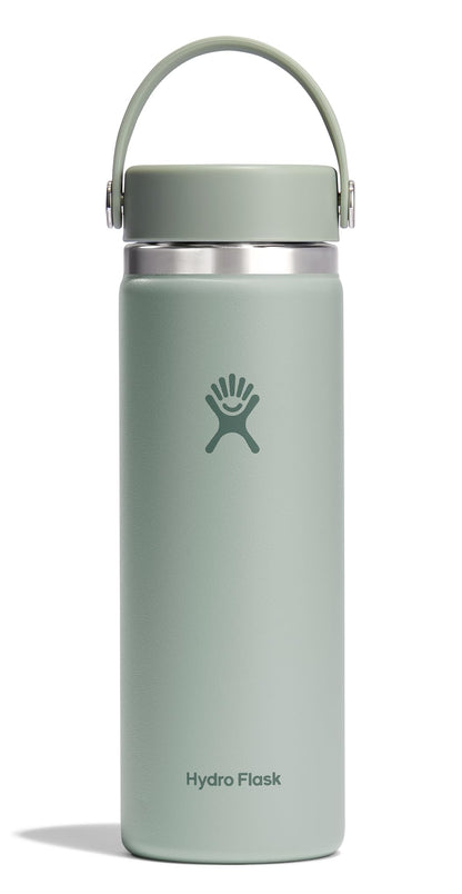 Hydro Flask Water Bottle - Insulated Stainless Steel - Wide Mouth Flex Lid, Non Spill, Leakproof and Refillable in 32 Oz Stone Gray