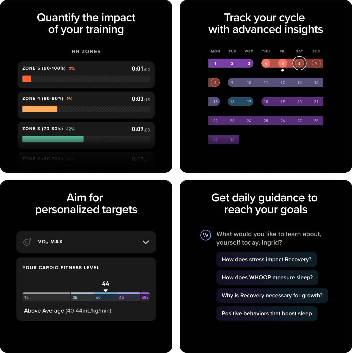 WHOOP 5.0 Activity Tracker - 12 Month Membership - Health and Fitness Tracker, Sleep Tracking, Personalized Coaching - My Store