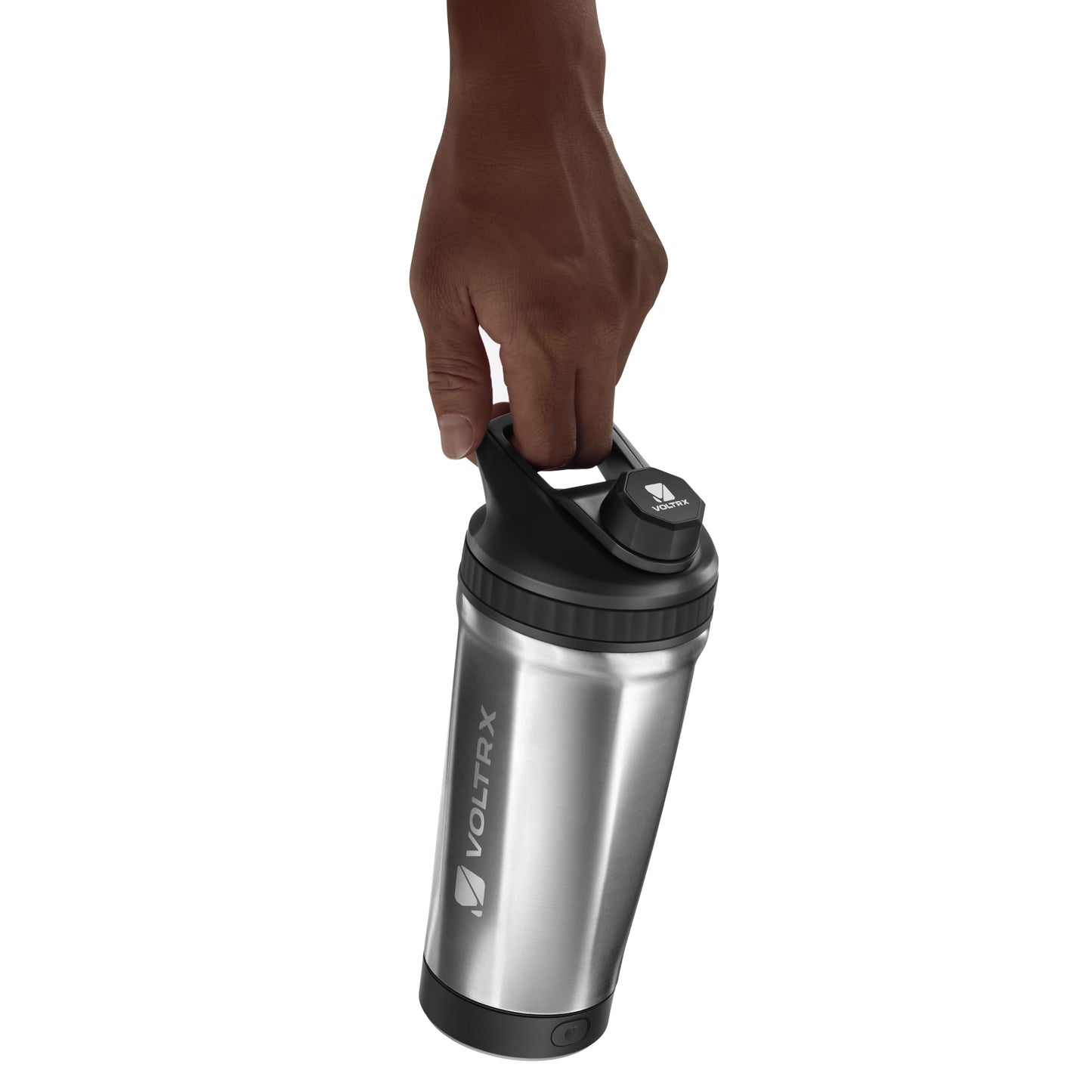 VOLTRX Electric Protein Shaker Bottle - USB Rechargeable Mixer Cup for Shakes and Meal Replacements, BPA-Free Tritan, 24oz