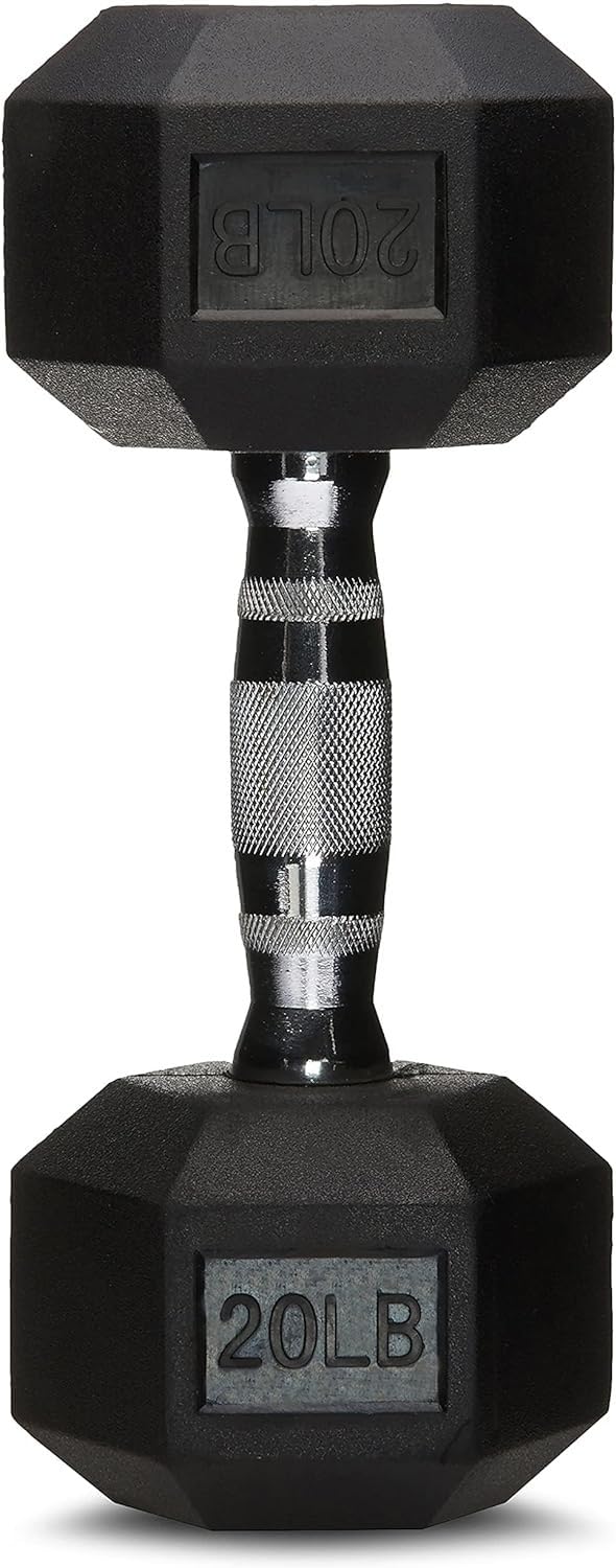 Amazon Basics Rubber Hex Dumbbell Hand Weight - My Store