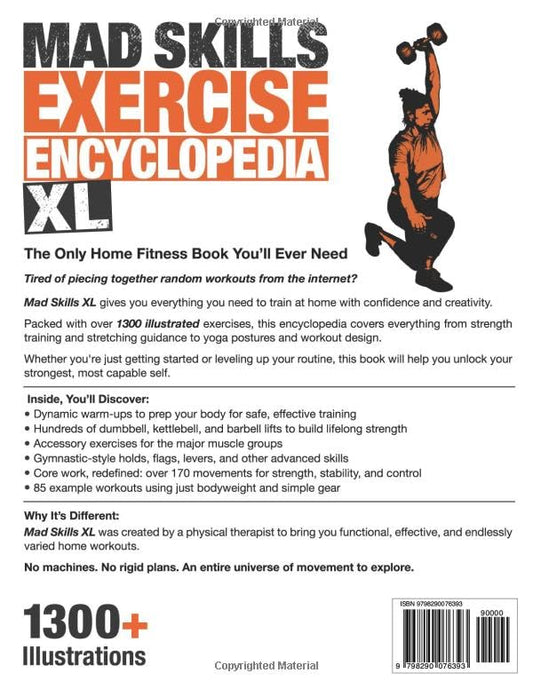 Mad Skills Exercise Encyclopedia XL: The Ultimate Guide for Strength, Bodyweight Training, and Home Fitness - My Store