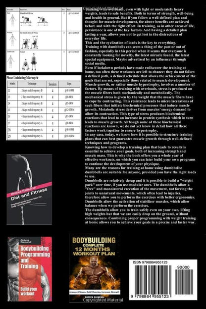 Bodybuilding Dumbbell Home Training: Workouts For A Whole Year Building Muscle and Increase Strength - My Store