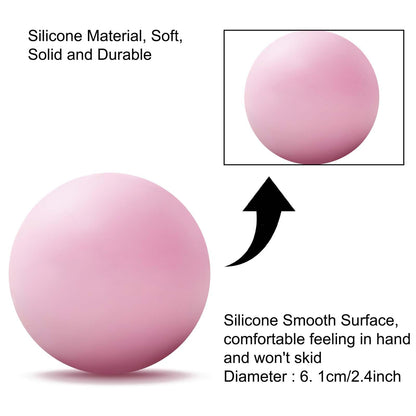 WOVTE Massage Lacrosse Ball for Sore Muscles, Shoulders, Neck, Back, Foot, Body, Deep Tissue, Trigger Point, Muscle Knots, Yoga and Myofascial Release (Blue) - My Store