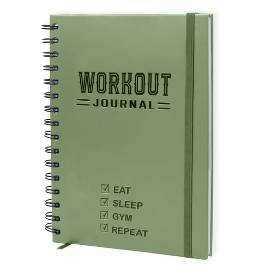 Nextnoid Hardcover Fitness Journal Workout Planner for Men & Women - A5(5.7" x 8.3") Sturdy Workout Log Book to Track Gym & Home Workouts - My Store