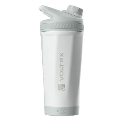 VOLTRX Electric Protein Shaker Bottle - USB Rechargeable Mixer Cup for Shakes and Meal Replacements, BPA-Free Tritan, 24oz